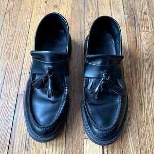 Dr Martens - Doc Martens mocassins Adrian plain black leather with tassels